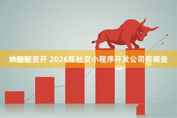 炒股配资开 2026年社交小程序开发公司有哪些
